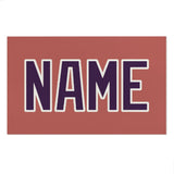 Custom Copper Rose Purple Beach Towel