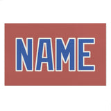 Custom Copper Rose Sky Blue Beach Towel