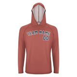 Custom Copper Rose Blue UV-Hoodie