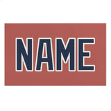 Custom Copper Rose Blue Beach Towel