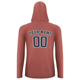 Custom Copper Rose Blue UV-Hoodie