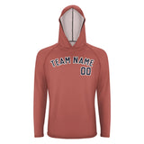 Custom Copper Rose Navy UV-Hoodie