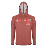 Custom Copper Rose Orange Red UV-Hoodie