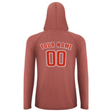 Custom Copper Rose Orange Red UV-Hoodie