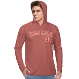 Custom Copper Rose Orange Red UV-Hoodie