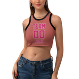 Custom Copper Rose Pink Sleeveless Tank Top