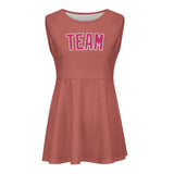 Custom Copper Rose Pink Cheerleader Dress