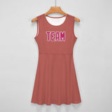 Custom Copper Rose Pink Cheerleader Dress