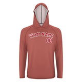 Custom Copper Rose Red UV-Hoodie