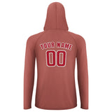Custom Copper Rose Red UV-Hoodie