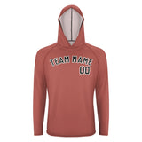 Custom Copper Rose Black UV-Hoodie