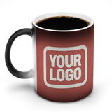 Custom Copper Rose White Magic Mug