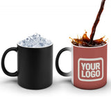 Custom Copper Rose White Magic Mug