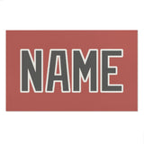 Custom Copper Rose Dark Grey Beach Towel