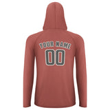Custom Copper Rose Dark Grey UV-Hoodie