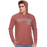 Custom Copper Rose Dark Grey UV-Hoodie