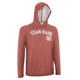 Custom Copper Rose Light Pink UV-Hoodie