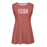 Custom Copper Rose Light Pink Cheerleader Dress