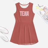 Custom Copper Rose Light Pink Cheerleader Dress