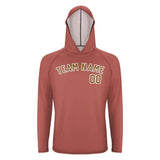 Custom Copper Rose Khaki UV-Hoodie
