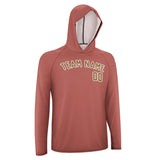 Custom Copper Rose Khaki UV-Hoodie