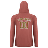 Custom Copper Rose Khaki UV-Hoodie