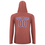 Custom Copper Rose Light Purple UV-Hoodie