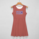 Custom Copper Rose Light Purple Cheerleader Dress