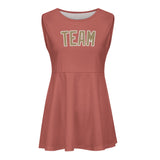 Custom Copper Rose Light Khaki Cheerleader Dress