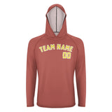 Custom Copper Rose Light Yellow UV-Hoodie