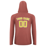 Custom Copper Rose Light Yellow UV-Hoodie