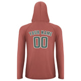 Custom Copper Rose Blue Green UV-Hoodie