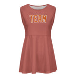 Custom Copper Rose Orange Cheerleader Dress