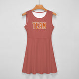 Custom Copper Rose Orange Cheerleader Dress