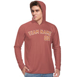 Custom Copper Rose Orange UV-Hoodie