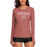 Custom Copper Rose Copper Rose Women's Long-Sleeve Shirt