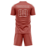 Custom Copper Rose Copper Rose Soccer Jersey