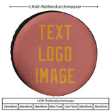 Custom Copper Rose Yellow Truck Tires