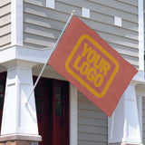 Custom Copper Rose Yellow Flag