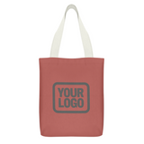 Custom Copper Rose Gray Canvas Tote Bag