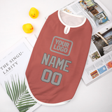 Custom Copper Rose Gray Pet Vest