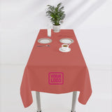 Custom Copper Rose Light Pink Square Table Cloth