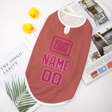 Custom Copper Rose Pink Pet Vest