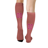 Custom Copper Rose Pink Knee-High Sock