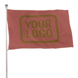 Custom Copper Rose Khaki Flag