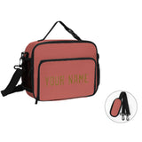 Custom Copper Rose Khaki Lunch Bag