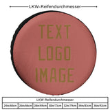 Custom Copper Rose Khaki Truck Tires