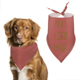 Custom Copper Rose Khaki Pet Scarf