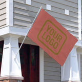 Custom Copper Rose Khaki Flag
