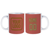 Custom Copper Rose Light Khaki Mug